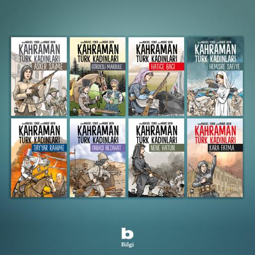 Kahraman Türk Kadınları Serisi (8 kitap takım) Mavisel Yener